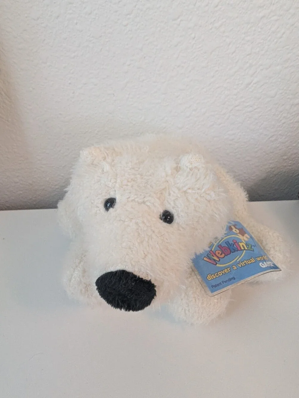 Webkinz Plush Polar Bear - Cream Colored Stuffed Animal by Ganz